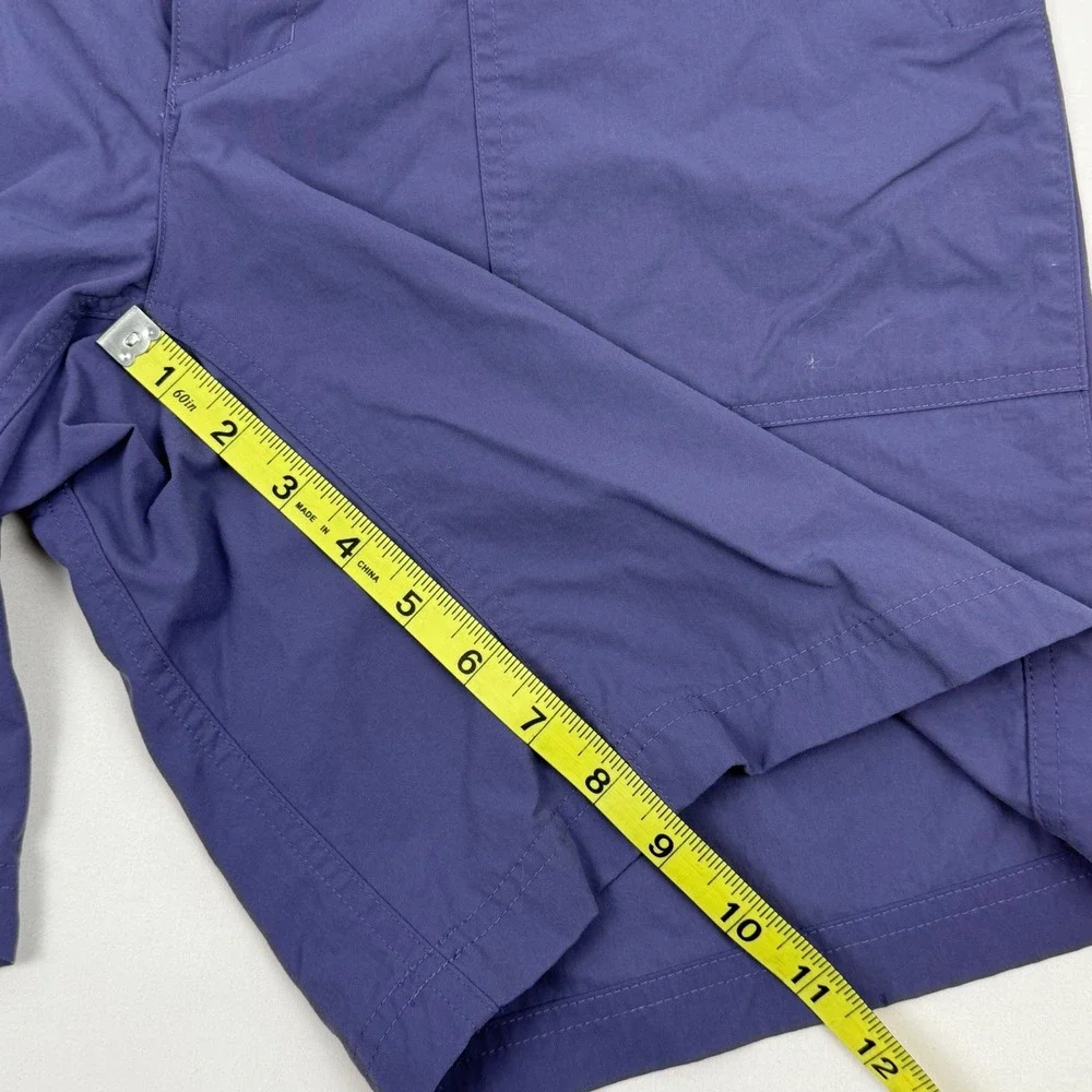 Mountain Hardwear Mens Shorts 34 Purple Nylon Outdoor Hiking Cargo Zip Pocket - Picture 9 of 9